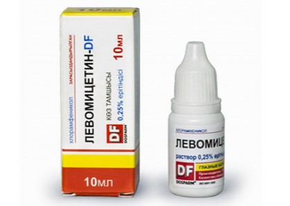 Глазные капли Левомицетин - это эффективный антибиотик широкого спектра действия.